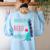 Teacher Dinosaurs Didnt Read Look What Happened Book Reading Women's Sweatshirt Back Print Light Blue Teacher Dinosaurs Didnt Read Look What Happened Book Reading Women's Sweatshirt Back Print Light Blue