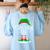 The Teacher Elf Christmas Family Matching Xmas Group For Men Women Women's Sweatshirt Back Print Light Blue