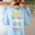 Teacher Of Fractions For Math Teacher Women's Sweatshirt Back Print Light Blue