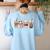Teacher Fuel Coffee Teacher Mug Latte Iced Coffee Fall Women's Sweatshirt Back Print Light Blue Teacher Fuel Coffee Teacher Mug Latte Iced Coffee Fall Women's Sweatshirt Back Print Light Blue