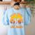 Teacher Halloween All English Teachers Love Brains Women's Sweatshirt Back Print Light Blue Teacher Halloween All English Teachers Love Brains Women's Sweatshirt Back Print Light Blue