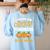 Teacher Halloween Pre-K Teacher Kindergarten Cutest Pumpkins Men Women Kids Women's Sweatshirt Back Print Light Blue Teacher Halloween Pre-K Teacher Kindergarten Cutest Pumpkins Men Women Kids Women's Sweatshirt Back Print Light Blue
