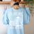 Teacher Halloween Shirt I'Ll Just Wait Until It's Quiet Women's Sweatshirt Back Print Light Blue Teacher Halloween Shirt I'Ll Just Wait Until It's Quiet Women's Sweatshirt Back Print Light Blue