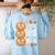 Teacher Halloween Tshirts I Teach The Cutest Pumpkins Women's Sweatshirt Back Print Light Blue Teacher Halloween Tshirts I Teach The Cutest Pumpkins Women's Sweatshirt Back Print Light Blue