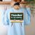 Teacher In The Making Future Teacher Kids Back To School Women's Sweatshirt Back Print Light Blue Teacher In The Making Future Teacher Kids Back To School Women's Sweatshirt Back Print Light Blue