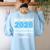 Teacher Retirement Class Of 2026 Loading Retired Women's Sweatshirt Back Print Light Blue Teacher Retirement Class Of 2026 Loading Retired Women's Sweatshirt Back Print Light Blue