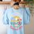 Teacher Retirement Shirts 2026 Goodbye Lesson Hello Freedom Women's Sweatshirt Back Print Light Blue Teacher Retirement Shirts 2026 Goodbye Lesson Hello Freedom Women's Sweatshirt Back Print Light Blue