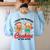 Teacher Of Smart Cookies Cute Gingerbread Teacher Christmas Women's Sweatshirt Back Print Light Blue Teacher Of Smart Cookies Cute Gingerbread Teacher Christmas Women's Sweatshirt Back Print Light Blue