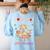 Teacher Teaching I Love My Job For All The Little Reasons Women's Sweatshirt Back Print Light Blue