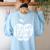 Teacher Of Tiny Humans Preschool Kindergarten Teacher Women's Sweatshirt Back Print Light Blue Teacher Of Tiny Humans Preschool Kindergarten Teacher Women's Sweatshirt Back Print Light Blue