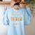 Teacher Of The Visually Impaired Back To School Team For Men Women Girls Kids Women's Sweatshirt Back Print Light Blue Teacher Of The Visually Impaired Back To School Team For Men Women Girls Kids Women's Sweatshirt Back Print Light Blue
