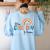 Teacher Of Visually Impaired Braille A Good Day To Learn Women's Sweatshirt Back Print Light Blue Teacher Of Visually Impaired Braille A Good Day To Learn Women's Sweatshirt Back Print Light Blue