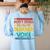 Teacher Voice Teacherlife Primary School Teacher Women's Sweatshirt Back Print Light Blue Teacher Voice Teacherlife Primary School Teacher Women's Sweatshirt Back Print Light Blue