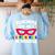 Teachers Are Just Superheroes In Disguise School Women's Sweatshirt Back Print Light Blue Teachers Are Just Superheroes In Disguise School Women's Sweatshirt Back Print Light Blue