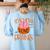 Teachers Love Brains Halloween T-Shirt For Men Women Women's Sweatshirt Back Print Light Blue Teachers Love Brains Halloween T-Shirt For Men Women Women's Sweatshirt Back Print Light Blue