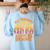 All Teachers Love Brains Teachers Halloween Teacher Women's Sweatshirt Back Print Light Blue All Teachers Love Brains Teachers Halloween Teacher Women's Sweatshirt Back Print Light Blue