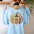 Teachers Students Fall Book Pumpkin Fall Librarians Bookworm Women's Sweatshirt Back Print Light Blue Teachers Students Fall Book Pumpkin Fall Librarians Bookworm Women's Sweatshirt Back Print Light Blue
