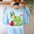 Teachersaurus Rex Dinosaur Like A Normal Teacher Saurus Women's Sweatshirt Back Print Light Blue Teachersaurus Rex Dinosaur Like A Normal Teacher Saurus Women's Sweatshirt Back Print Light Blue