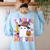 Teaching My Boos Ghost Teacher Cute Pencil Halloween Teacher Women's Sweatshirt Back Print Light Blue Teaching My Boos Ghost Teacher Cute Pencil Halloween Teacher Women's Sweatshirt Back Print Light Blue