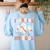 Teaching My Boos Teacher Cute Ghost Teacher Halloween Women's Sweatshirt Back Print Light Blue Teaching My Boos Teacher Cute Ghost Teacher Halloween Women's Sweatshirt Back Print Light Blue