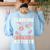 Teaching Future Artists For Art Teachers And Lovers For Men Women Girls Kids Women's Sweatshirt Back Print Light Blue Teaching Future Artists For Art Teachers And Lovers For Men Women Girls Kids Women's Sweatshirt Back Print Light Blue