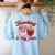 Teaching Is My Jam Cute Strawberry For Women Teachers Women's Sweatshirt Back Print Light Blue Teaching Is My Jam Cute Strawberry For Women Teachers Women's Sweatshirt Back Print Light Blue