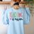 Teaching Is My Jam For Women Teacher Cute Teachers Outfit Women's Sweatshirt Back Print Light Blue Teaching Is My Jam For Women Teacher Cute Teachers Outfit Women's Sweatshirt Back Print Light Blue