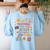Teaching Kids About Jesus Is The Best Job Ever Bible Teacher Women's Sweatshirt Back Print Light Blue Teaching Kids About Jesus Is The Best Job Ever Bible Teacher Women's Sweatshirt Back Print Light Blue