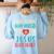 Teaching In My Veins Jesus In My Heart God Christian Teacher Women's Sweatshirt Back Print Light Blue Teaching In My Veins Jesus In My Heart God Christian Teacher Women's Sweatshirt Back Print Light Blue
