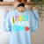 Team 1st Grade Crew Back To School 1st Grade Teacher Kids Women's Sweatshirt Back Print Light Blue