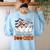 Team 5th Grade Boo Crew Halloween Teacher Student Costume Women's Sweatshirt Back Print Light Blue Team 5th Grade Boo Crew Halloween Teacher Student Costume Women's Sweatshirt Back Print Light Blue
