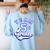 Team 5th Grade Fifth For Teacher Or Students Women's Sweatshirt Back Print Light Blue Team 5th Grade Fifth For Teacher Or Students Women's Sweatshirt Back Print Light Blue