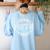 Team Fifth Grade Teacher Student Squad Team 5th Grade School Women's Sweatshirt Back Print Light Blue