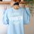 Team Fourth Grade Teacher Student Back To School 4th Grade Women's Sweatshirt Back Print Light Blue Team Fourth Grade Teacher Student Back To School 4th Grade Women's Sweatshirt Back Print Light Blue