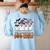 Team Preschool Boo Crew Halloween Teacher Student Costume Women's Sweatshirt Back Print Light Blue Team Preschool Boo Crew Halloween Teacher Student Costume Women's Sweatshirt Back Print Light Blue