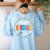 TEAM Specials Teacher TRIBE Squad Back To Primary School Women's Sweatshirt Back Print Light Blue TEAM Specials Teacher TRIBE Squad Back To Primary School Women's Sweatshirt Back Print Light Blue