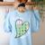 Tell Me About It Speech Pathology Aac Sped Teacher Women's Sweatshirt Back Print Light Blue Tell Me About It Speech Pathology Aac Sped Teacher Women's Sweatshirt Back Print Light Blue