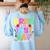Testing Day Bruh It’s Test Day You Got This Teacher Student Women's Sweatshirt Back Print Light Blue Testing Day Bruh It’s Test Day You Got This Teacher Student Women's Sweatshirt Back Print Light Blue