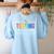 Testing Mode On Testing Day Motivational Teacher Kids Women's Sweatshirt Back Print Light Blue Testing Mode On Testing Day Motivational Teacher Kids Women's Sweatshirt Back Print Light Blue