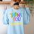 Thank You Teacher Appreciation Graduation Men Women Girls Kids Women's Sweatshirt Back Print Light Blue Thank You Teacher Appreciation Graduation Men Women Girls Kids Women's Sweatshirt Back Print Light Blue