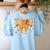 Thanksgiving Teacher Pencil Bow One Thankful Teacher Fall Women's Sweatshirt Back Print Light Blue Thanksgiving Teacher Pencil Bow One Thankful Teacher Fall Women's Sweatshirt Back Print Light Blue