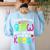 Today You Will Glow When You Show What You Know Teachers Day Women's Sweatshirt Back Print Light Blue Today You Will Glow When You Show What You Know Teachers Day Women's Sweatshirt Back Print Light Blue