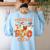 Toddler Boo Crew Halloween Costume For Teacher Kids Women's Sweatshirt Back Print Light Blue Toddler Boo Crew Halloween Costume For Teacher Kids Women's Sweatshirt Back Print Light Blue