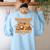 Historian History Teacher Student Men Women Kids Women's Sweatshirt Back Print Light Blue
