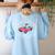 History Teacher Silly Goose Back To School Social Studies Women's Sweatshirt Back Print Light Blue History Teacher Silly Goose Back To School Social Studies Women's Sweatshirt Back Print Light Blue