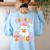 Trick Or Teach Cute Floral Ghost Teacher Halloween Costume Women's Sweatshirt Back Print Light Blue Trick Or Teach Cute Floral Ghost Teacher Halloween Costume Women's Sweatshirt Back Print Light Blue
