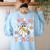 Trick Or Teach Groovy Teacher Halloween Retro Teacher Ghost Women's Sweatshirt Back Print Light Blue Trick Or Teach Groovy Teacher Halloween Retro Teacher Ghost Women's Sweatshirt Back Print Light Blue