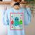 Trick Or Teach Neon Ghost Flower Teacher Spooky Halloween Women's Sweatshirt Back Print Light Blue Trick Or Teach Neon Ghost Flower Teacher Spooky Halloween Women's Sweatshirt Back Print Light Blue