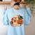 Trick Or Teach Retro Halloween Teacher Women Men Costume Women's Sweatshirt Back Print Light Blue Trick Or Teach Retro Halloween Teacher Women Men Costume Women's Sweatshirt Back Print Light Blue