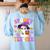 Trick Or Teach Spooky Teacher Ghost Halloween Teacher Women's Sweatshirt Back Print Light Blue